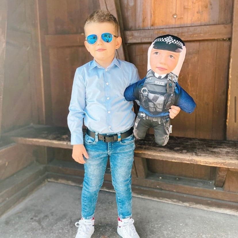 Police Officer  - Custom - Personalised Mini Me Doll