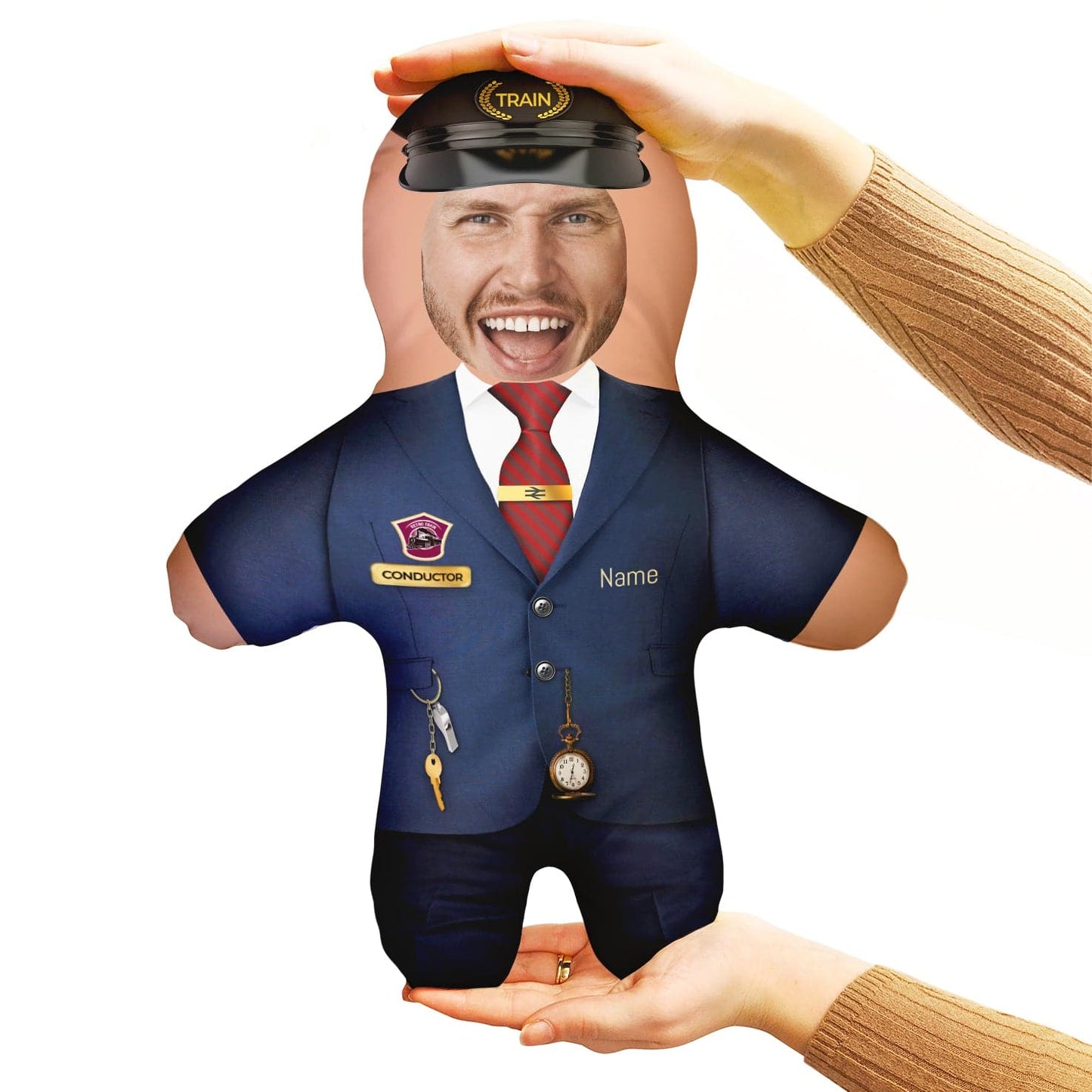 Train Conductor - Personalised Mini Me Doll