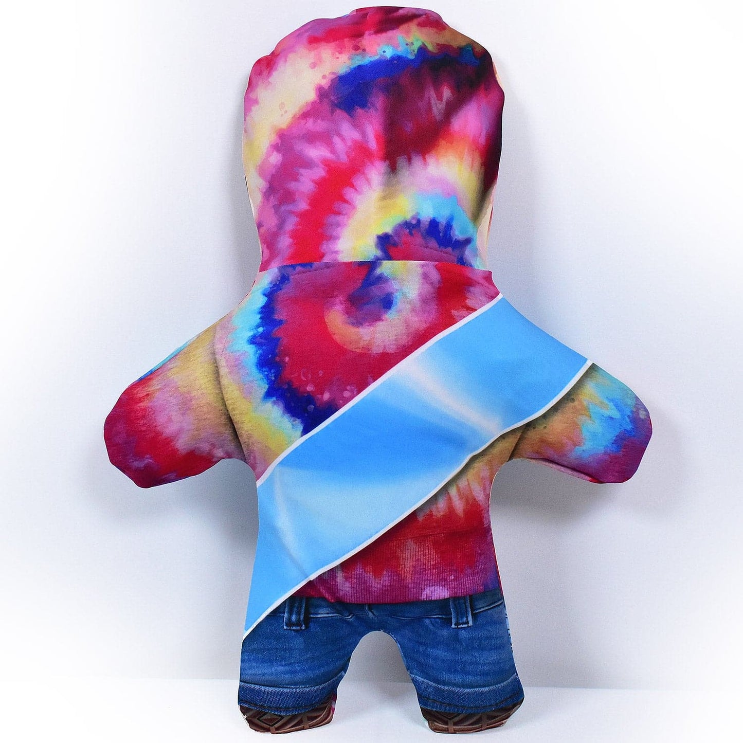 Birthday Sash - Tie dye Hoodie - Personalised Mini Me Doll